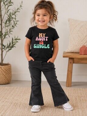 🌸 Girls 2T Outfit Bundle | Old Navy Jeans + Bella+Canvas Graphic Tee 🌸